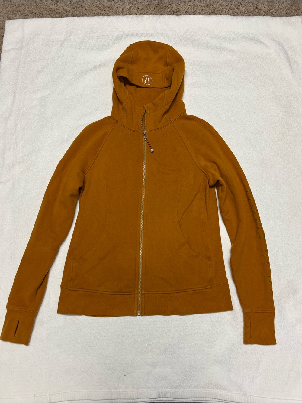 Lululemon Size 14 Scuba Hoodie Full-Zip Hoodie with Thumbholes 🤎